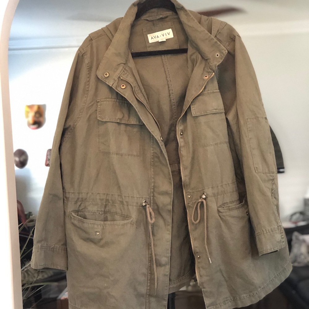 Ava & Viv Army Jacket